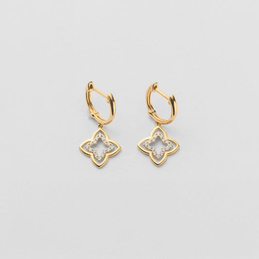 モノグラムピアス（14K）