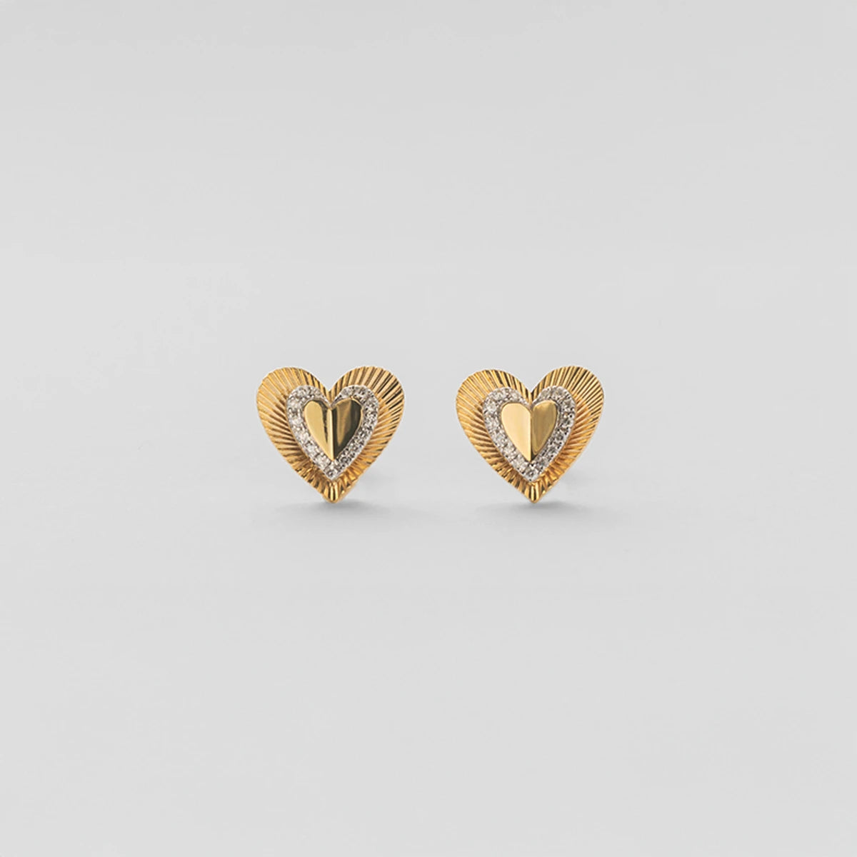 ハートピアス（14K）